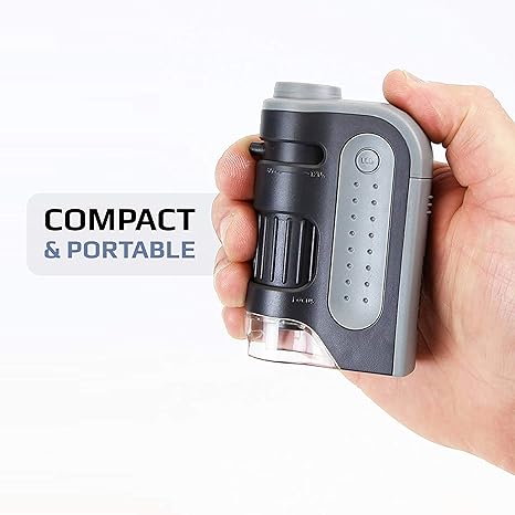 Carson MicroBrite Pro 60x-120x LED Lighted Pocket Microscope(MM-350) - Aaram Parents
