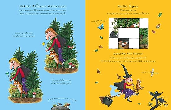 Room on the Broom Sticker Book - Aaram Parents