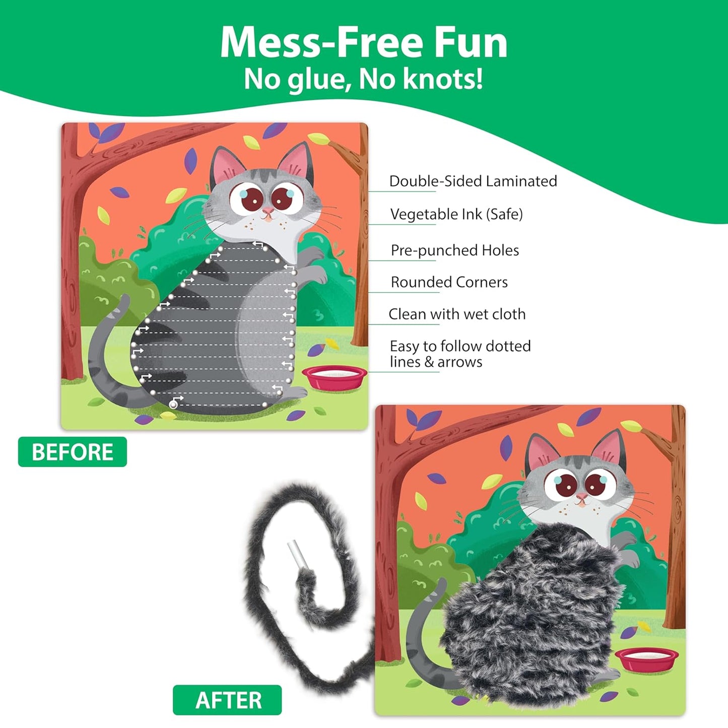 Chalk & Chuckles- Lace Art Furry Animals
