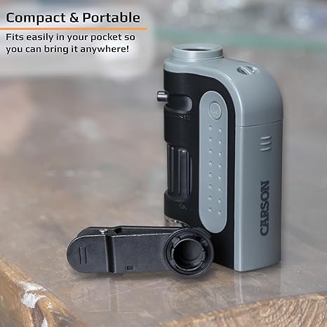Carson MicroBrite Pro 60x-120x LED Lighted Pocket Microscope(MM-350) - Aaram Parents