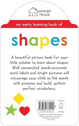 My Early Learning Book of Shapes: Attractive Shape Board Books For Kids - Aaram Parents