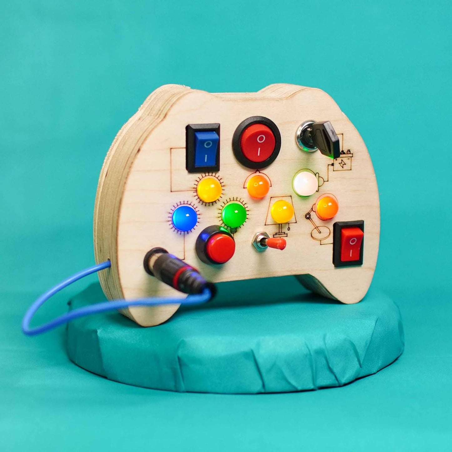 Clapstore Toys Tinker Pad Montessori Busy Board - Aaram Parents