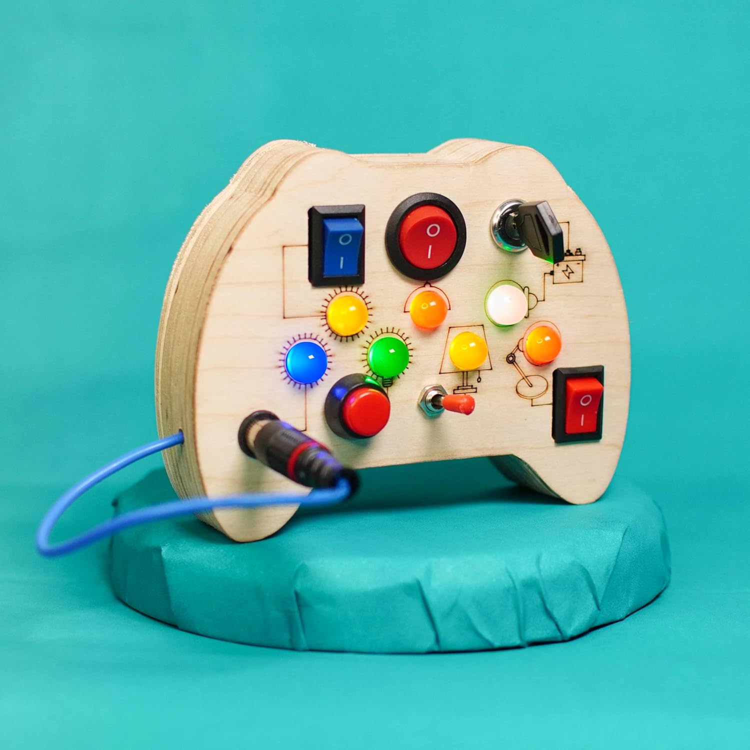 Clapstore Toys Tinker Pad Montessori Busy Board - Aaram Parents