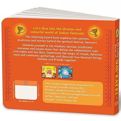 My Little Book of Navratri - Aaram Parents