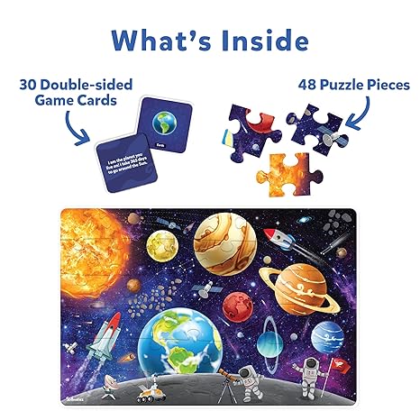 Skillmatics Piece & Play - Up in Space Puzzle - Aaram Parents