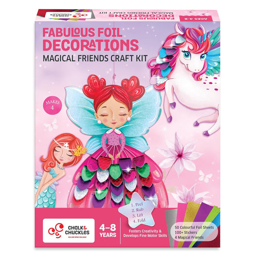 Chalk & Chuckles- Art Foil Art - Magical Friends