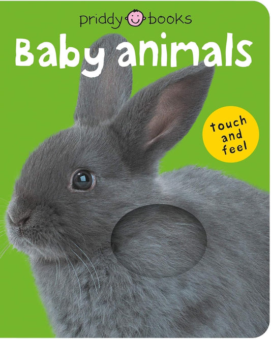 Bright Baby Touch & Feel- Baby Animals (Priddy Books)