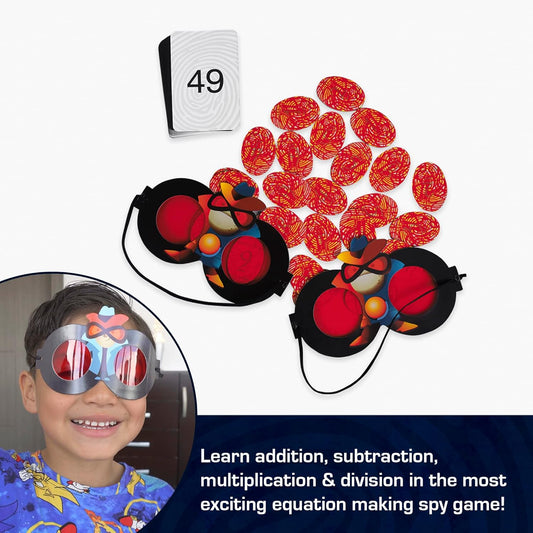 Chalk & Chuckles- Super Math Spy Board Game