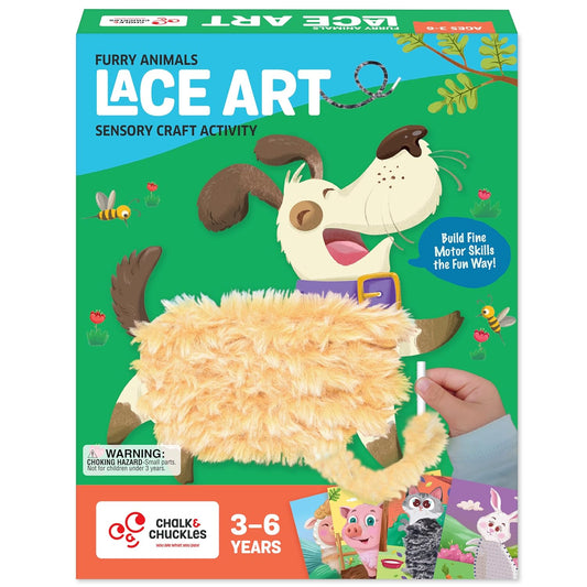 Chalk & Chuckles- Lace Art Furry Animals