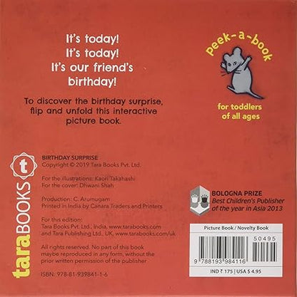 PeekABooks Birthday Surprise - Aaram Parents