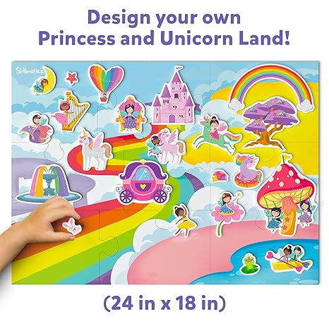 Skillmatics Creative Toy Magnetopia - Princess & Unicorn Land - Aaram Parents