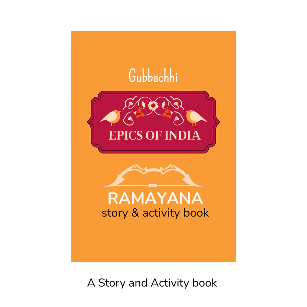 Gubbachhi RAMAYANA Wooden 6-in-1 Puzzle Set (12 Blocks)