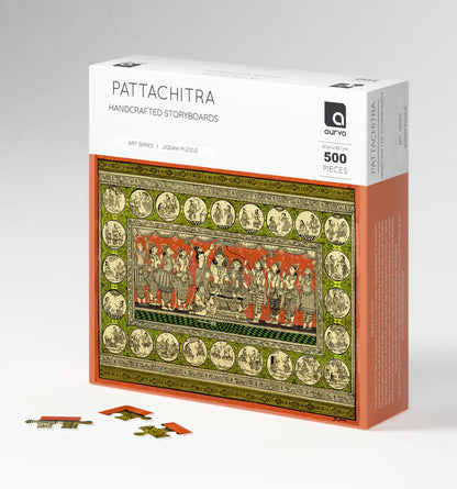 Aurva- Pattachitra - Handcrafted Storyboards - 500pcs puzzle