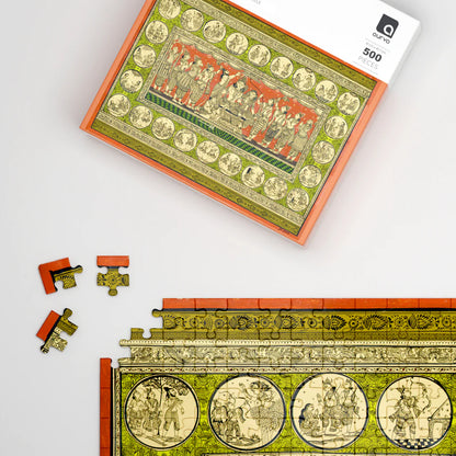 Aurva- Pattachitra - Handcrafted Storyboards - 500pcs puzzle