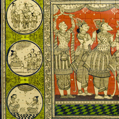 Aurva- Pattachitra - Handcrafted Storyboards - 500pcs puzzle
