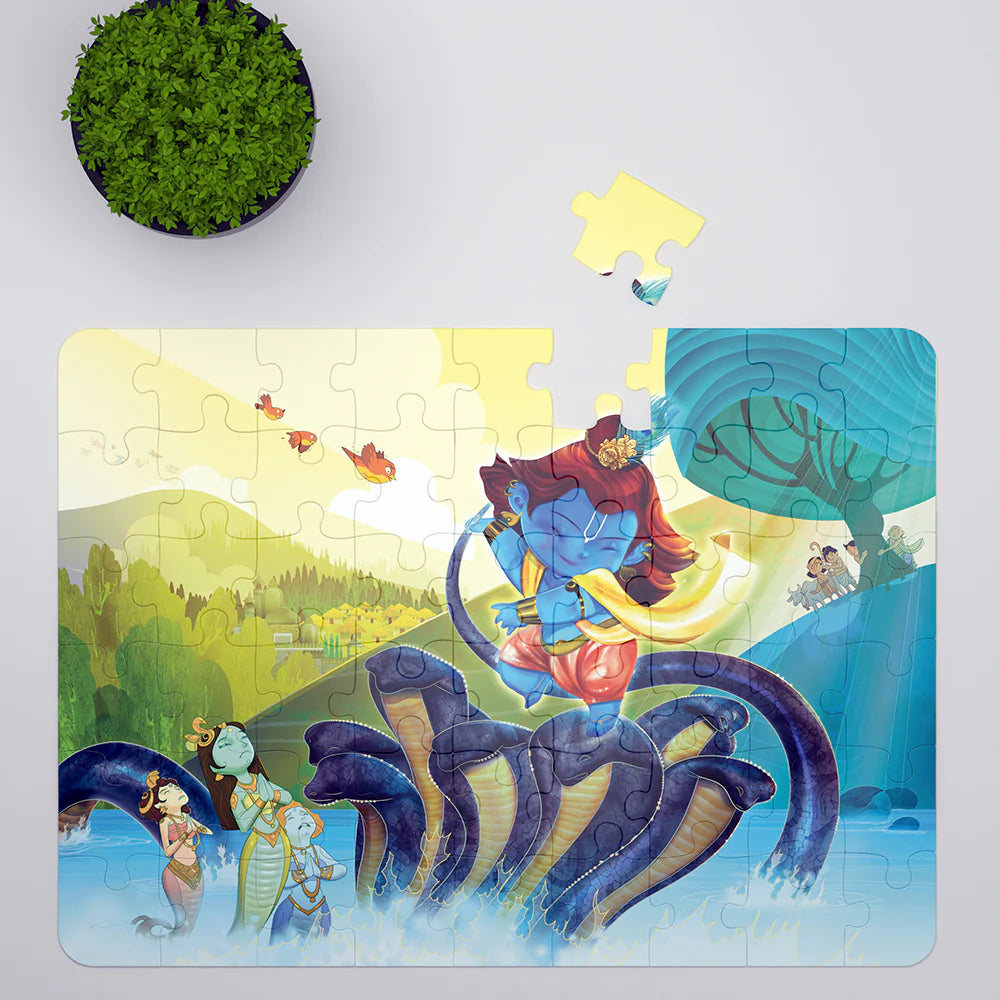 Aurva- Krishna - The Protector- 54pcs puzzle