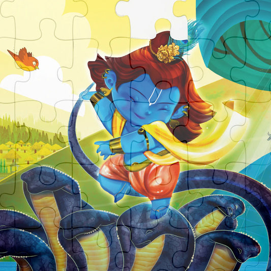 Aurva- Krishna - The Protector- 54pcs puzzle