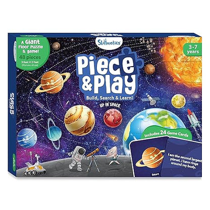 Skillmatics Piece & Play - Up in Space Puzzle - Aaram Parents