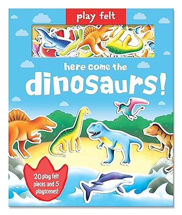 SOFT FELT PLAY BOOKS: DINOSOURS - Aaram Parents