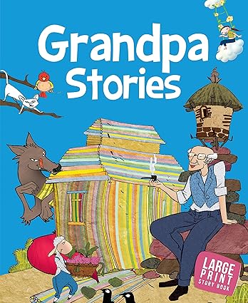 Story book: Grandpa Stories for children ( Large Print) - Aaram Parents