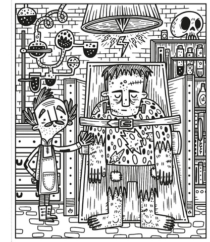 Halloween Magic Painting Book