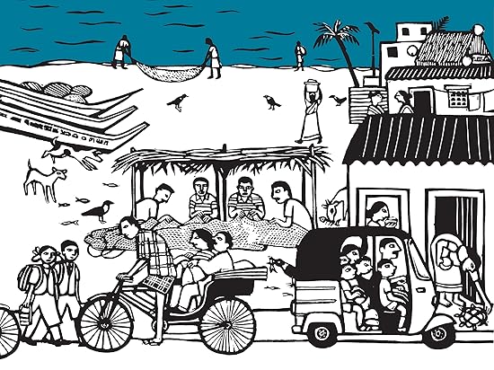 An Indian Beach - By Day and Night - Aaram Parents