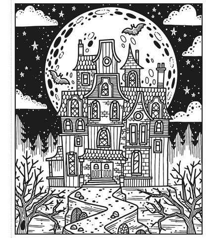 Halloween Magic Painting Book