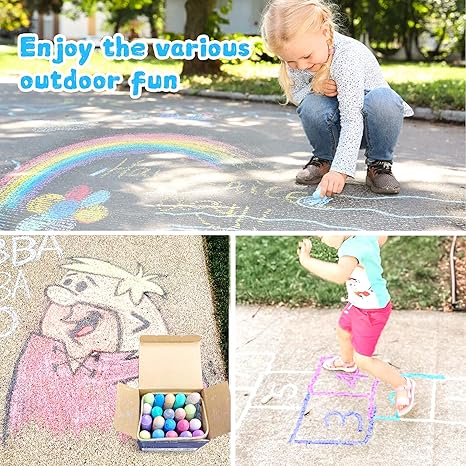 Jar Melo Jumbo Sidewalk Chalk Set ÃƒÆ’Ã‚Â¢ÃƒÂ¢Ã¢â‚¬Å¡Ã‚Â¬ÃƒÂ¢Ã¢â€šÂ¬Ã…â€œ 20 Count, 15 Colors - Aaram Parents