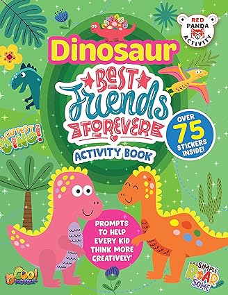 DINOSAUR BEST FRIENDS FOREVER ACTIVITY BOOK - Aaram Parents