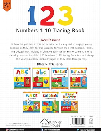 Preschool Activity Book: 123 - Numbers 1-10 Tracing Book For Kids - Aaram Parents