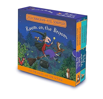 Room on the Broom and The Snail and the Whale Board Book Gift Slipcase - Aaram Parents