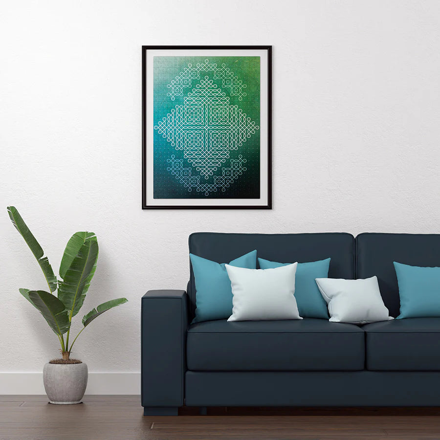 Aurva- Kolam - The Interlace - 500pcs puzzle