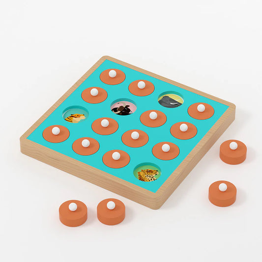 Aurva- Turn and Learn - Memory Game - Flora and Fauna