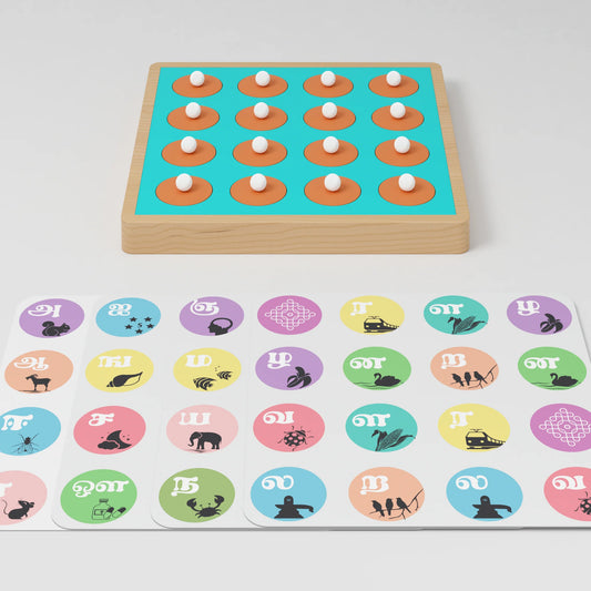 Aurva- Turn and Learn - Tamil Language - Memory Game