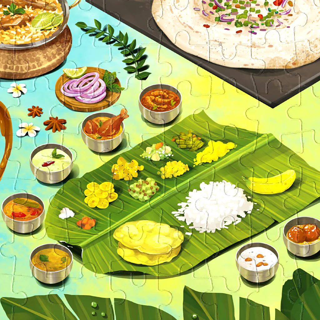 Aurva- Melting Pot - South Indian Gastronomy - 100pcs puzzle
