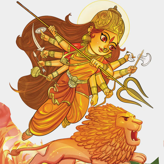 Aurva- Durga - The Powerhouse- 54pcs puzzle