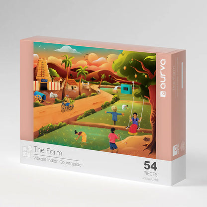 Aurva- The Farm - Vibrant Indian Countryside- 54pcs puzzle
