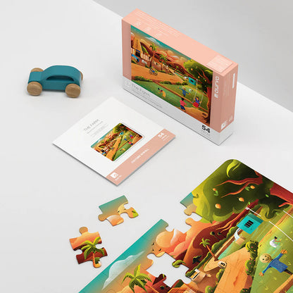 Aurva- The Farm - Vibrant Indian Countryside- 54pcs puzzle