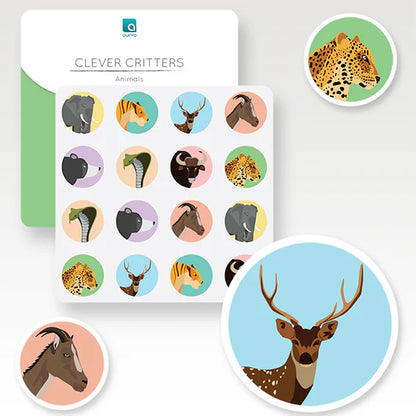 Aurva- Turn and Learn - Memory Game - Flora and Fauna