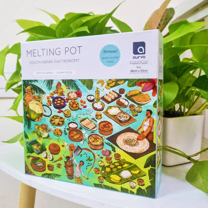 Aurva- Melting Pot - South Indian Gastronomy - 100pcs puzzle