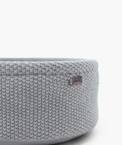 Pluchi Bunny Gift Basket (Set of 4 pcs - Storage Basket, Knitted Baby Blanket, Soft Toy, and Rattle)