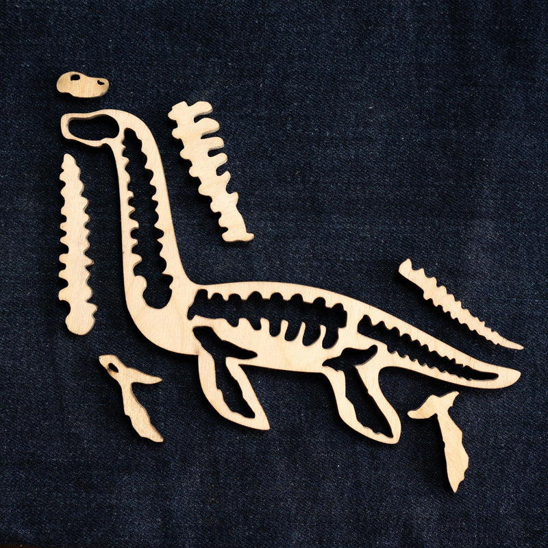 Bombay Toy Co- Montessori Puzzle Toy | Dinosaur Fossil Puzzle Toy | Set of 4