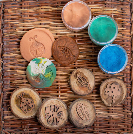 Bombay Toy Co- Play Dough Kit | Forest Essentials Theme | Sensory Play