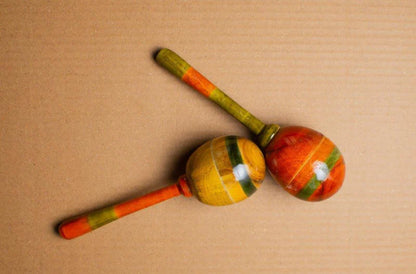 Bombay Toy Co- Wooden Maracas Toy