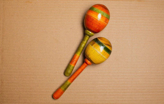 Bombay Toy Co- Wooden Maracas Toy