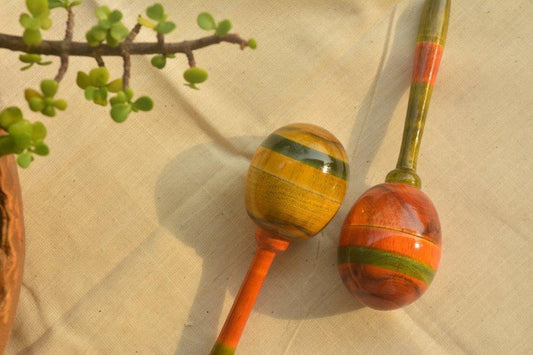 Bombay Toy Co- Wooden Maracas Toy