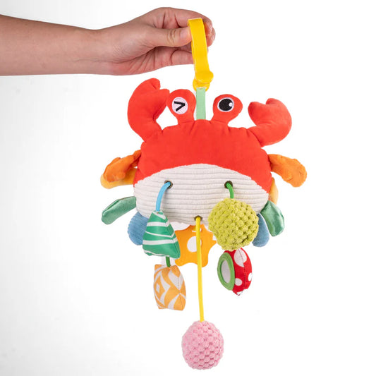 Star Papaya- Busy Claws Crab - Plush Sensory Toy