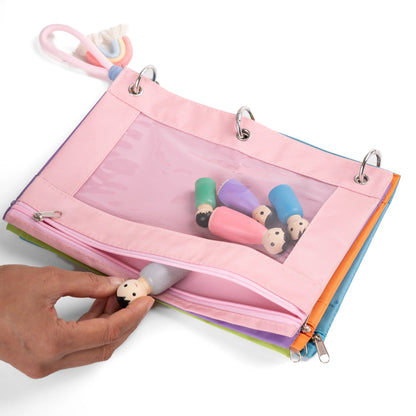 Star Papaya- Rainbow Travel Pouch