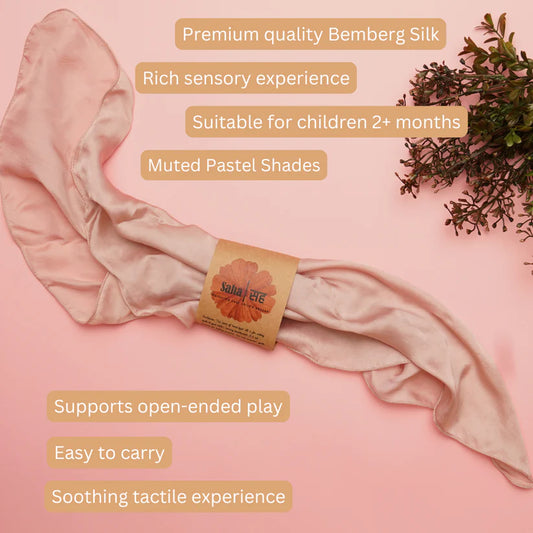 Saha-  Blossom and Meadow Playsilk Set - Open-ended toys