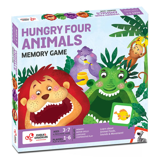 Chalk & Chuckles- Memory Game- Hungry Four